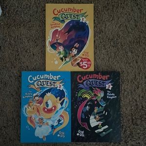Cucumber Quest 1,2, and 3 book